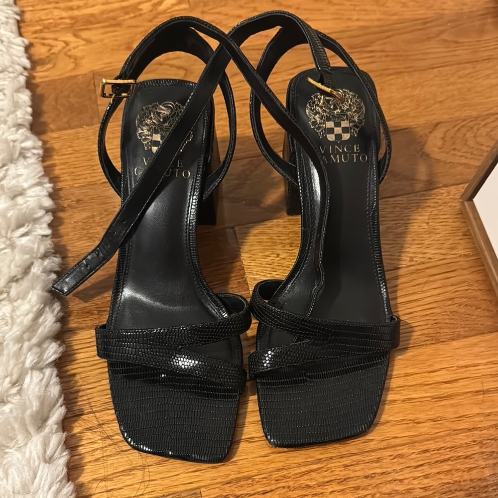 Vince Camuto Black Strappy Sandals